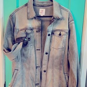 LuLaRoe grey denim jacket 3x